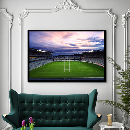 Eden Park Stadium, Stadium Canvas, Sport Art, Gift for him, Framed Art Print Wall Decor, Picture Framed