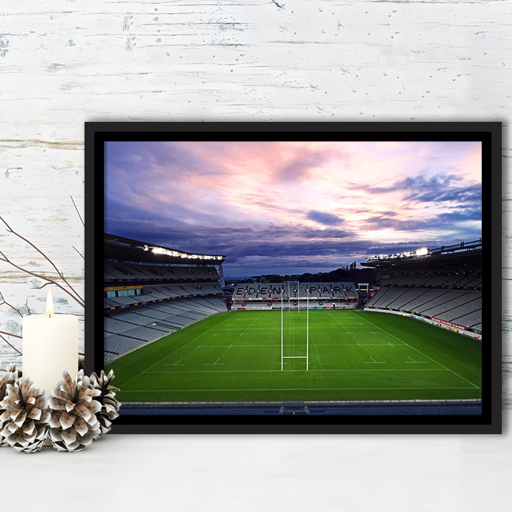 Eden Park Stadium, Stadium Canvas, Sport Art, Framed Canvas Print Wall Art, Floating Frame
