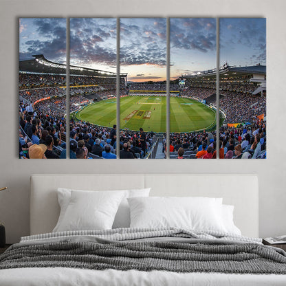 Eden Park in Auckland New Zealand, Stadium Canvas, Sport Art, 5 Panel B, Extra Large Canvas, Canvas Print Wall Art