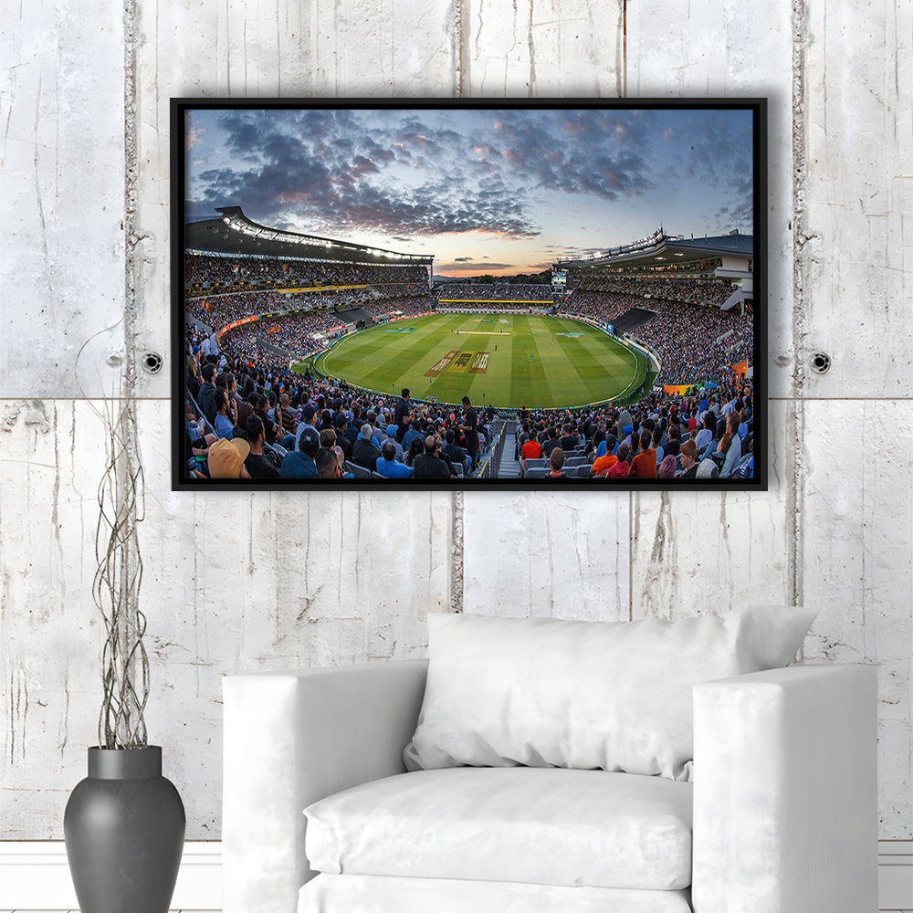 Eden Park in Auckland New Zealand, Stadium Canvas, Sport Art, Framed Canvas Print Wall Art, Floating Frame