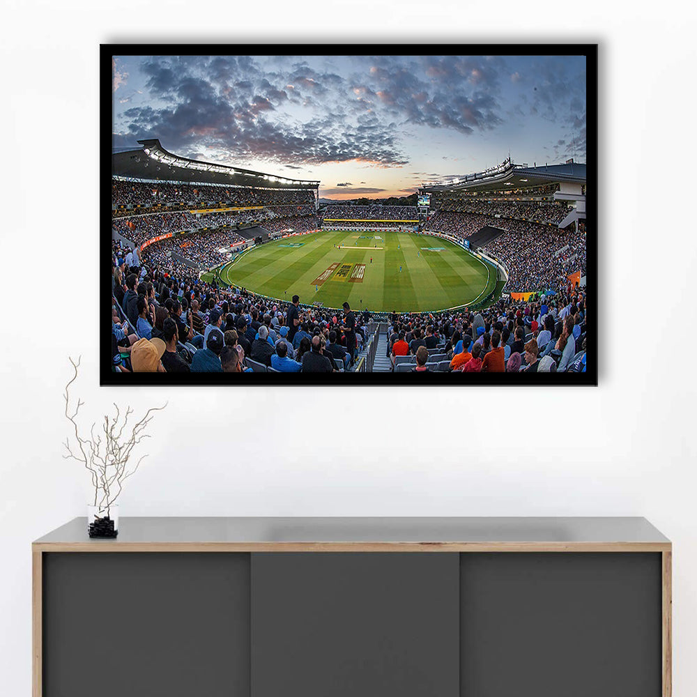 Eden Park in Auckland New Zealand, Stadium Canvas, Sport Art, Gift for him, Framed Art Print Wall Decor, Picture Framed