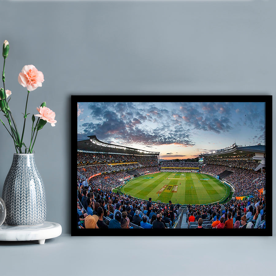 Eden Park in Auckland New Zealand, Stadium Canvas, Sport Art, Gift for him, Framed Art Print Wall Decor, Picture Framed