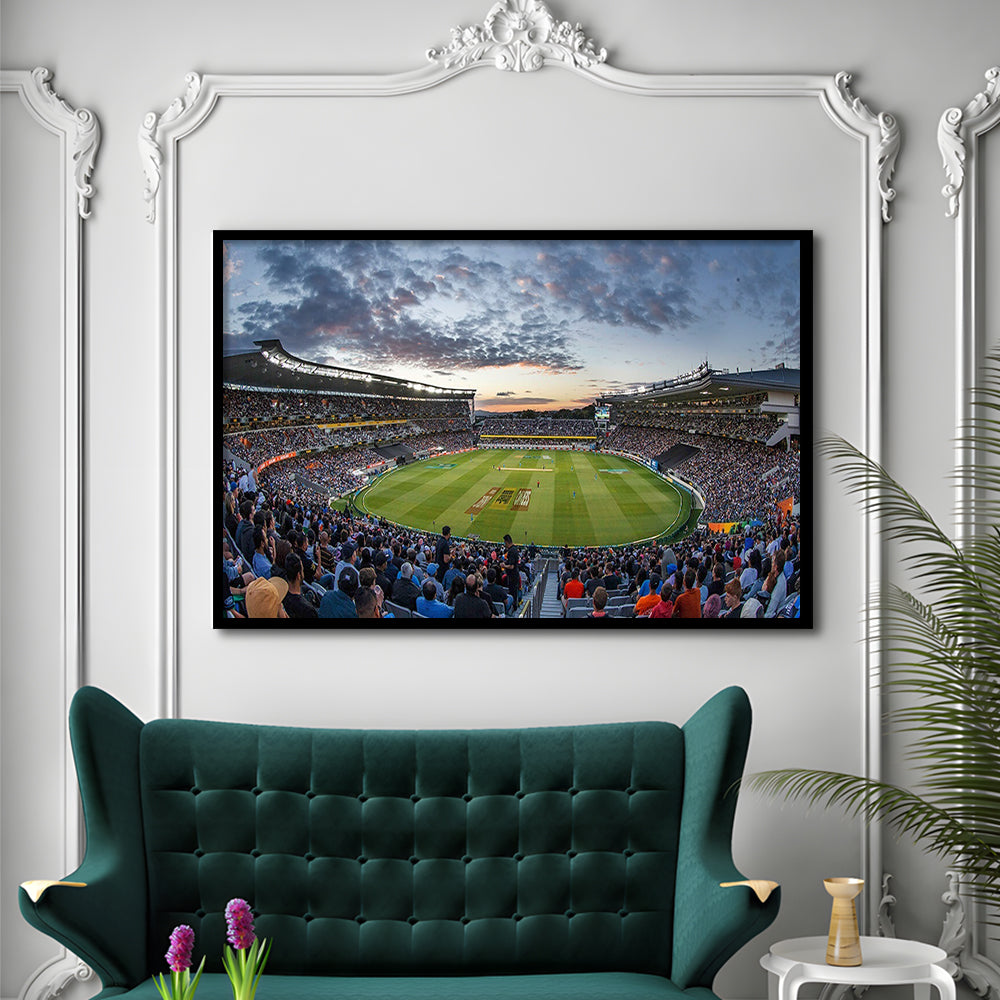 Eden Park in Auckland, Stadium Canvas, Sport Art, Fan Gifts, Framed Art Print Wall Decor, Picture Framed