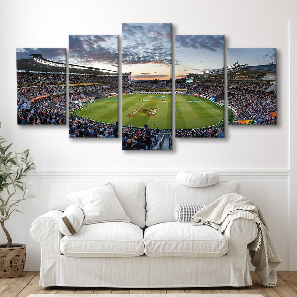 Eden Park in Auckland, Stadium Canvas, Sport Art, Fan Gifts, 5 Panel, Large Canvas, Canvas Print Wall Art