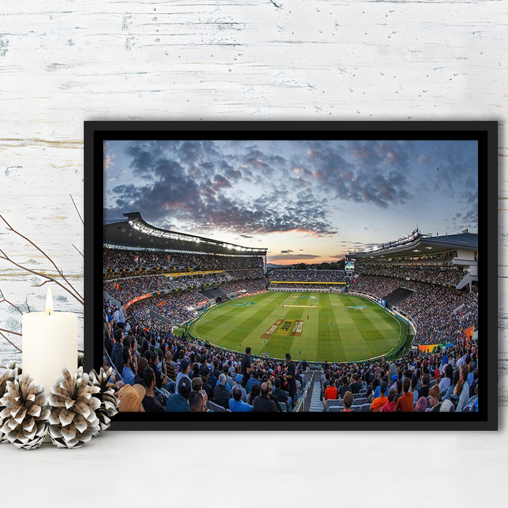 Eden Park in Auckland, Stadium Canvas, Sport Art, Fan Gifts, Framed Canvas Print Wall Art, Floating Frame