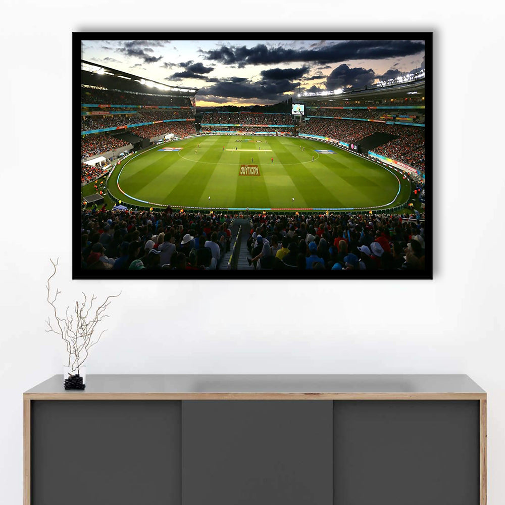 Eden Park in Auckland, Stadium Canvas, Sport Art, Gift for him, Framed Art Print Wall Decor, Picture Framed