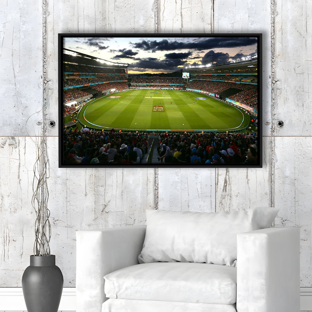 Eden Park in Auckland, Stadium Canvas, Sport Art, Framed Canvas Print Wall Art, Floating Frame