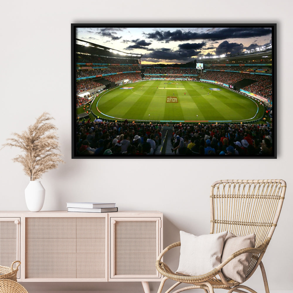 Eden Park in Auckland, Stadium Canvas, Sport Art, Framed Canvas Print Wall Art, Floating Frame