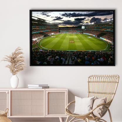 Eden Park in Auckland, Stadium Canvas, Sport Art, Framed Canvas Print Wall Art, Floating Frame