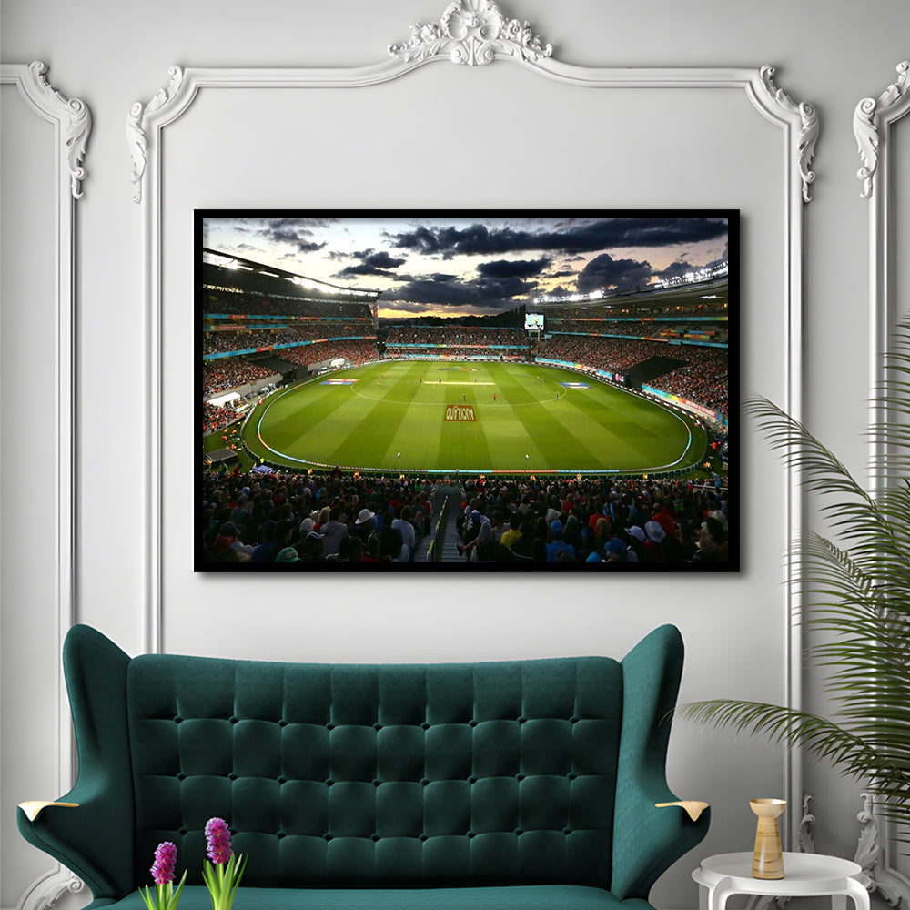 Eden Park in Auckland, Stadium Canvas, Sport Art, Gift for him, Framed Art Print Wall Decor, Picture Framed