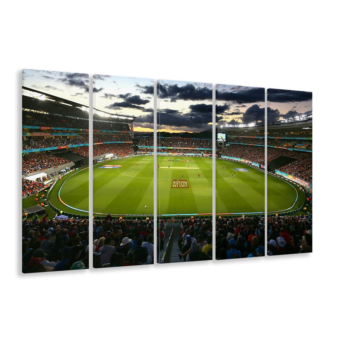 Eden Park in Auckland, Stadium Canvas, Sport Art, 5 Panel B, Extra Large Canvas, Canvas Print Wall Art