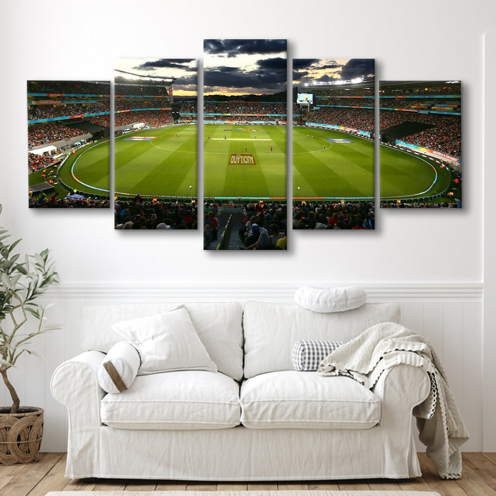 Eden Park in Auckland, Stadium Canvas, Sport Art, Gift for him, 5 Panel, Large Canvas, Canvas Print Wall Art