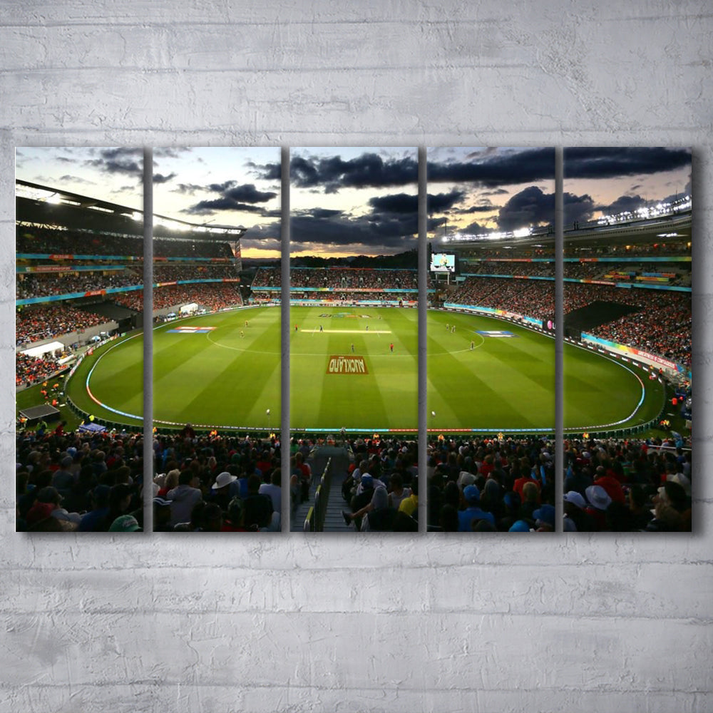 Eden Park in Auckland, Stadium Canvas, Sport Art, 5 Panel B, Extra Large Canvas, Canvas Print Wall Art