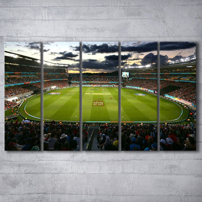 Eden Park in Auckland, Stadium Canvas, Sport Art, 5 Panel B, Extra Large Canvas, Canvas Print Wall Art