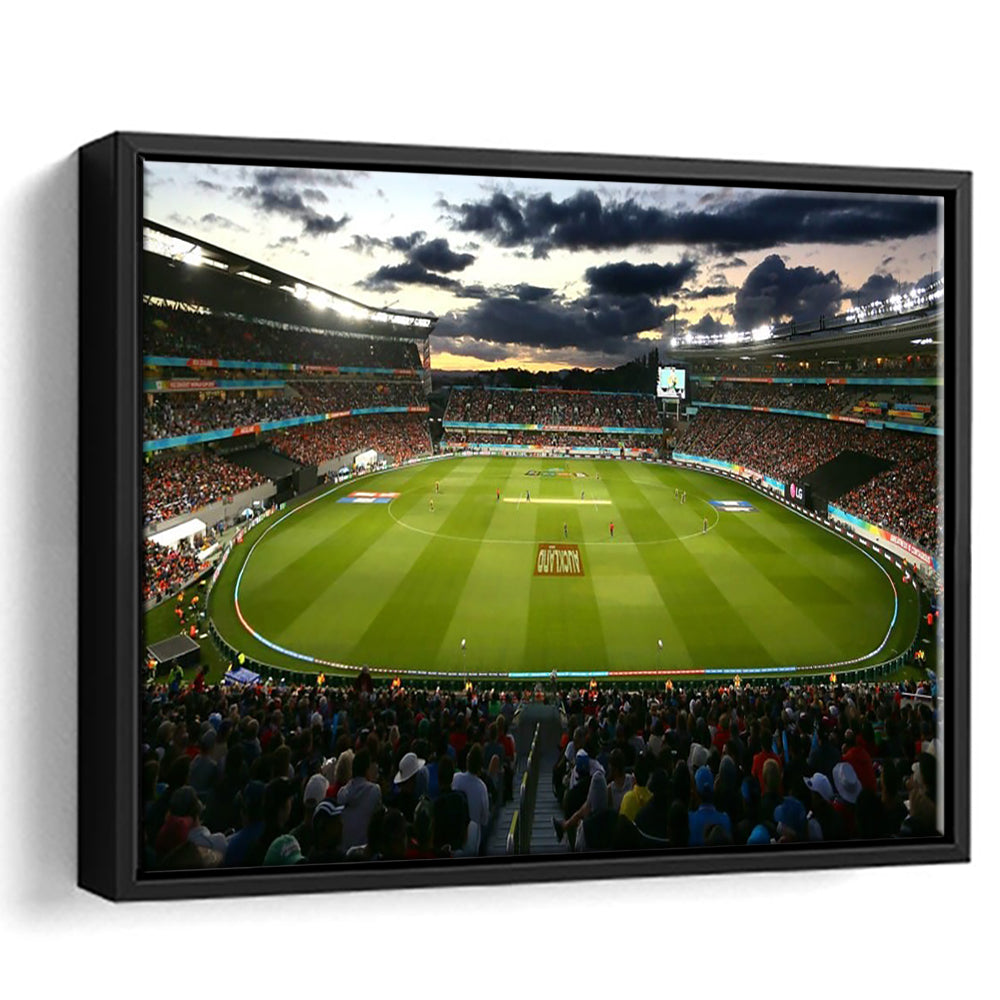 Eden Park in Auckland, Stadium Canvas, Sport Art, Framed Canvas Print Wall Art, Floating Frame