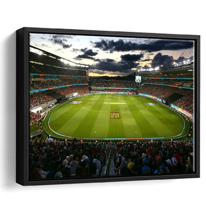 Eden Park in Auckland, Stadium Canvas, Sport Art, Framed Canvas Print Wall Art, Floating Frame