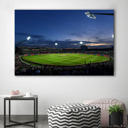 Edgbaston Stadium, Stadium Canvas, Sport Art, Gift for him, Man Cave Decor, Art Print, Canvas Print Wall Art