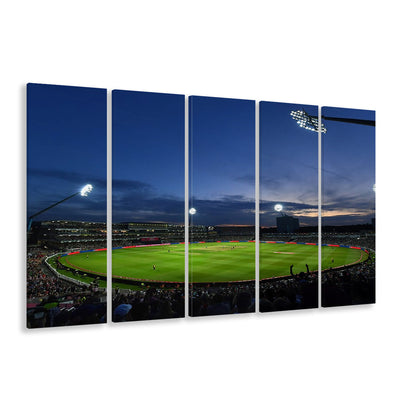 Edgbaston Stadium, Stadium Canvas, Sport Art, 5 Panel B, Extra Large Canvas, Canvas Print Wall Art
