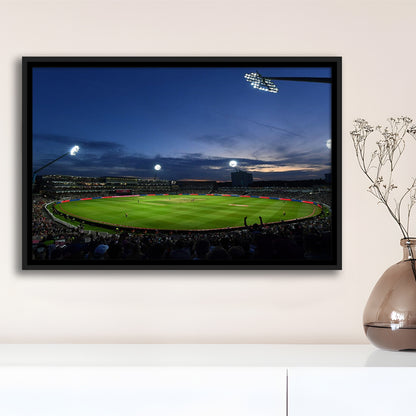 Edgbaston Stadium, Stadium Canvas, Sport Art, Framed Canvas Print Wall Art, Floating Frame