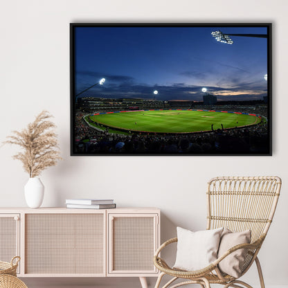 Edgbaston Stadium, Stadium Canvas, Sport Art, Framed Canvas Print Wall Art, Floating Frame