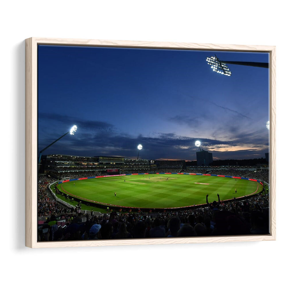 Edgbaston Stadium, Stadium Canvas, Sport Art, Framed Canvas Print Wall Art, Floating Frame