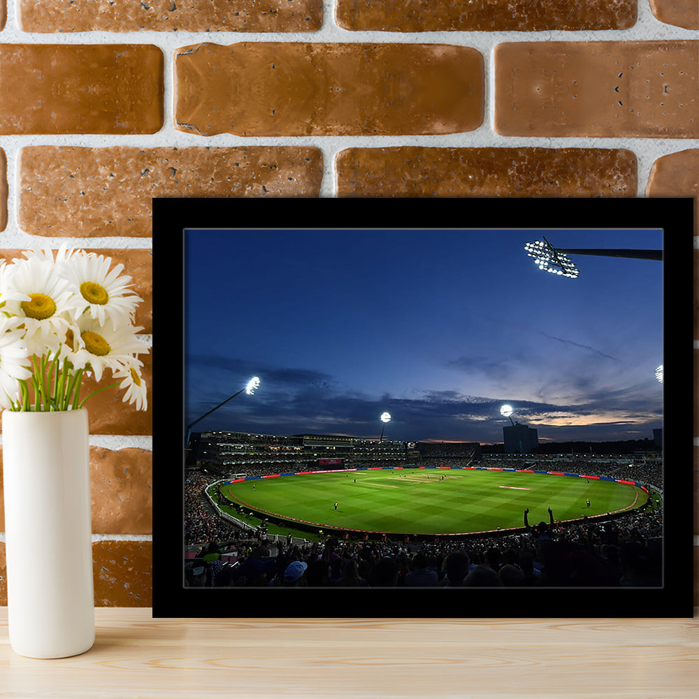 Edgbaston Stadium, Stadium Canvas, Sport Art, Gift for him, Framed Art Print Wall Decor, Picture Framed