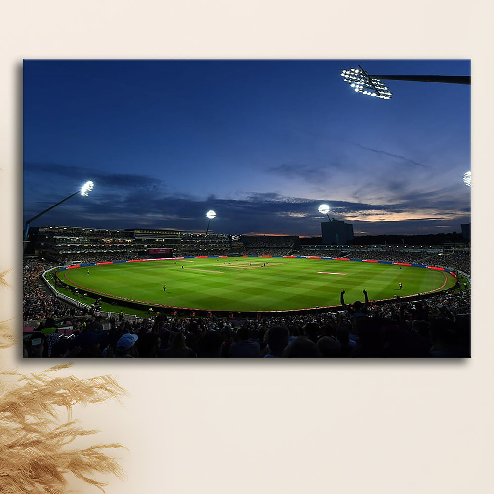 Edgbaston Stadium, Stadium Canvas, Sport Art, Gift for him, Man Cave Decor, Art Print, Canvas Print Wall Art