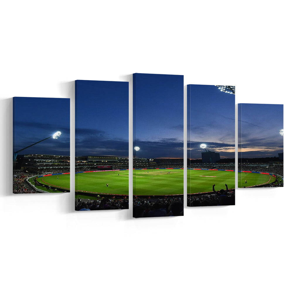 Edgbaston Stadium, Stadium Canvas, Sport Art, Gift for him, 5 Panel, Large Canvas, Canvas Print Wall Art