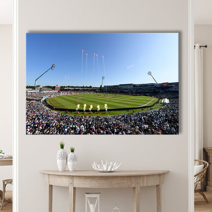 Edgbaston Stadium in Birmingham, Stadium Canvas, Sport Art, Gift for him, Man Cave Decor, Art Print, Canvas Print Wall Art