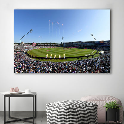 Edgbaston Stadium in Birmingham, Stadium Canvas, Sport Art, Gift for him, Man Cave Decor, Art Print, Canvas Print Wall Art