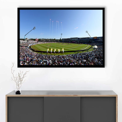 Edgbaston Stadium in Birmingham, Stadium Canvas, Sport Art, Gift for him, Framed Art Print Wall Decor, Picture Framed
