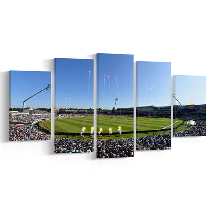 Edgbaston Stadium in Birmingham, Stadium Canvas, Sport Art, Gift for him, 5 Panel, Large Canvas, Canvas Print Wall Art