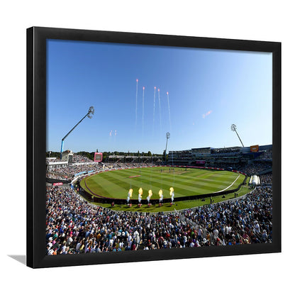 Edgbaston Stadium in Birmingham, Stadium Canvas, Sport Art, Gift for him, Framed Art Print Wall Decor, Picture Framed