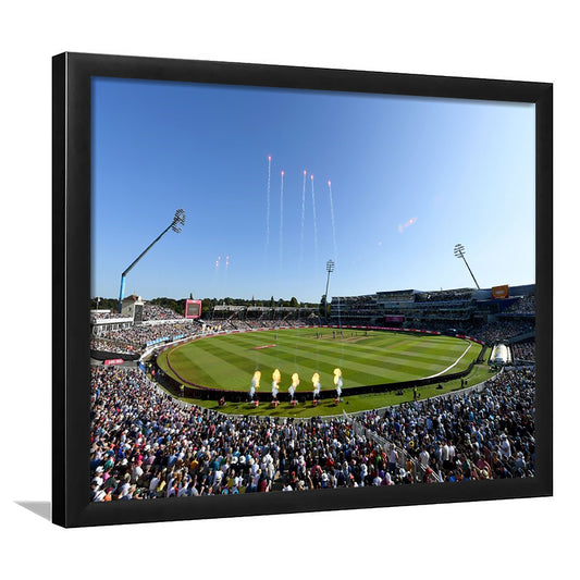 Edgbaston Stadium in Birmingham, Stadium Canvas, Sport Art, Gift for him, Framed Art Print Wall Decor, Picture Framed