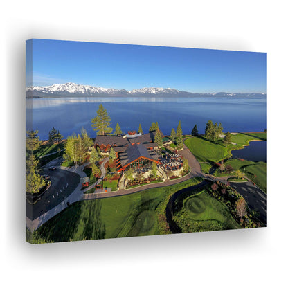 Edgewood Tahoe Golf Course Resort Stateline, Nevada, Golf Art Print,Gifts Golf Lover