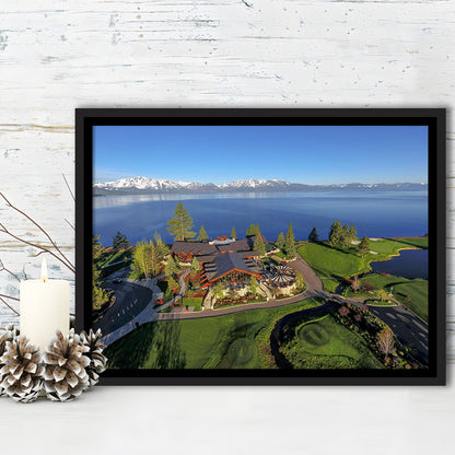 Edgewood Tahoe Golf Course Resort Stateline, Nevada, Floating Framed Canvas Print Wall Art