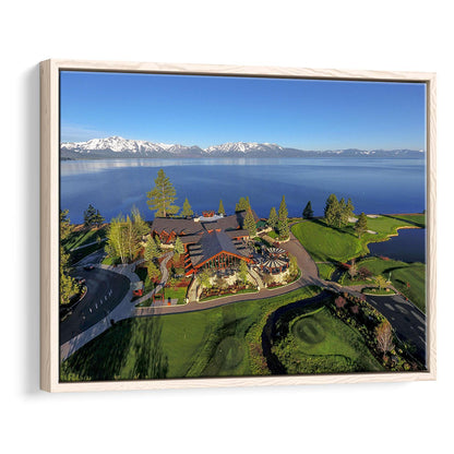 Edgewood Tahoe Golf Course Resort Stateline, Nevada, Floating Framed Canvas Print Wall Art