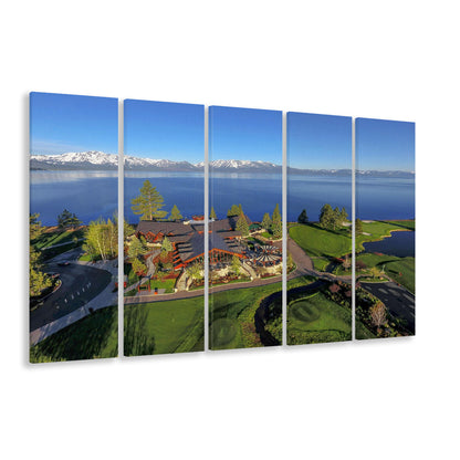 Edgewood Tahoe Golf Course Resort Stateline, Nevada, Golf Art Print, Extra Large Canvas Print Wall Art