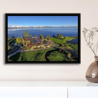 Edgewood Tahoe Golf Course Resort Stateline, Nevada, Floating Framed Canvas Print Wall Art