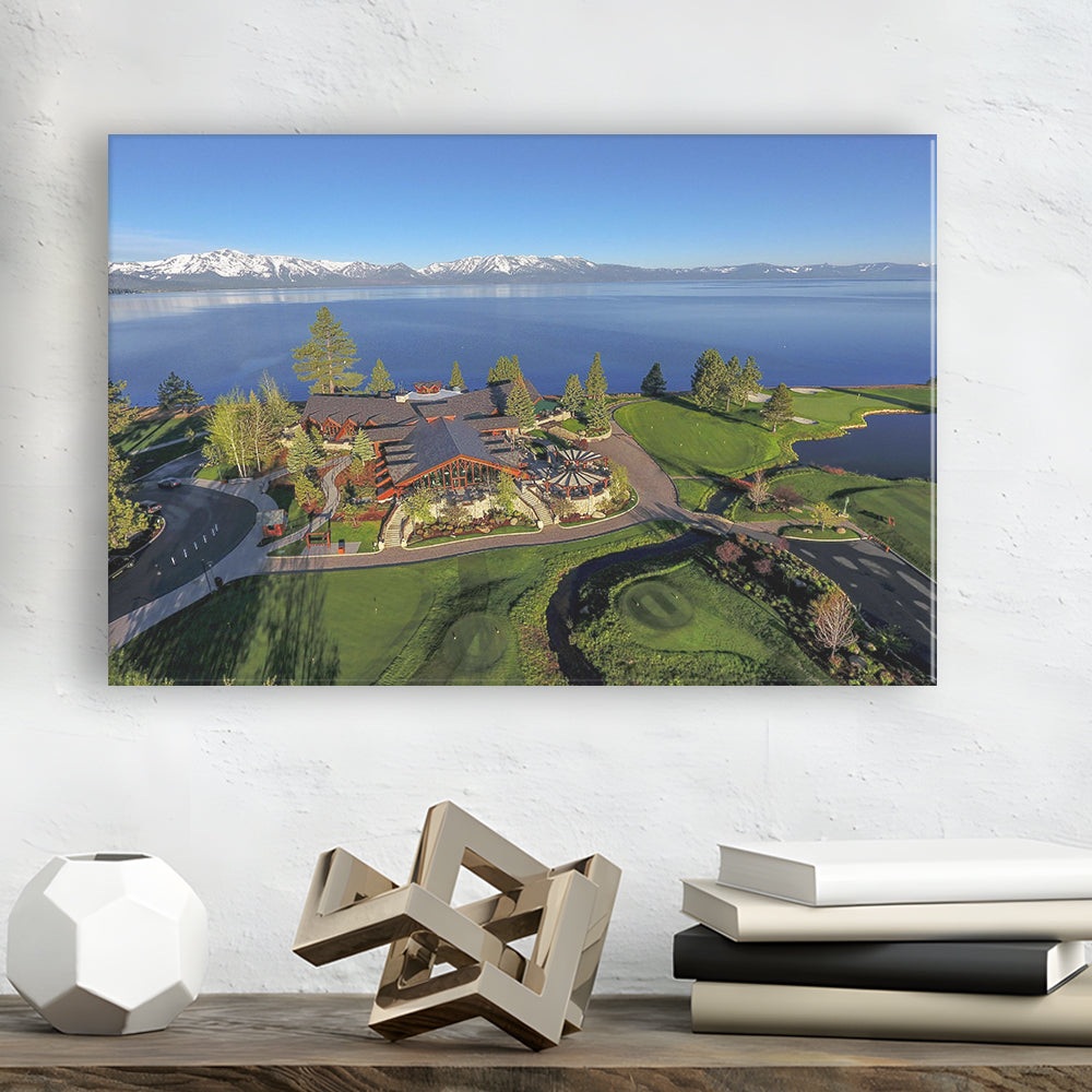 Edgewood Tahoe Golf Course Resort Stateline, Nevada, Golf Art Print,Gifts Golf Lover
