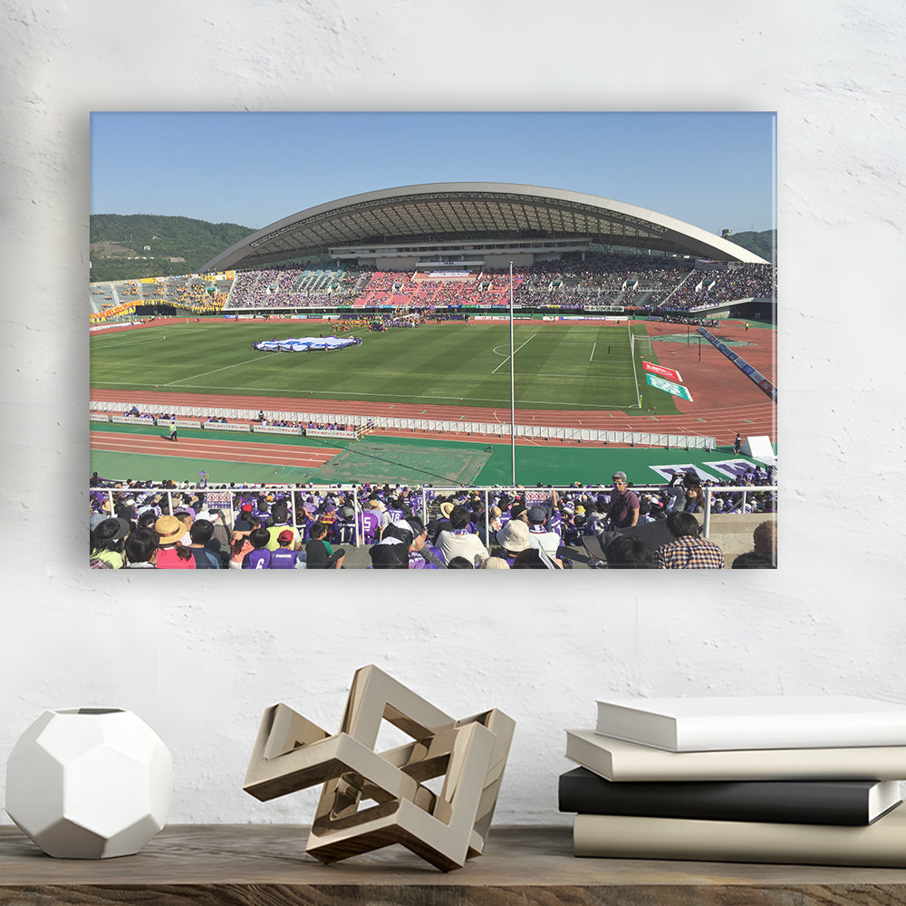 Edion Stadium Hiroshima, Stadium Canvas, Sport Art, Gift for him, Man Cave Decor, Art Print, Canvas Print Wall Art