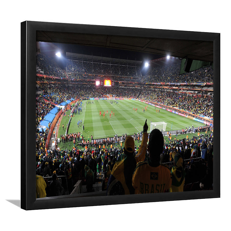 Ellis Park Stadium, Stadium Canvas, Sport Art, Gift for him, Framed Art Print Wall Decor, Picture Framed