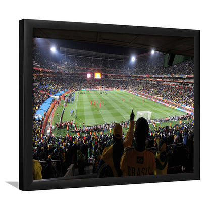 Ellis Park Stadium, Stadium Canvas, Sport Art, Gift for him, Framed Art Print Wall Decor, Picture Framed