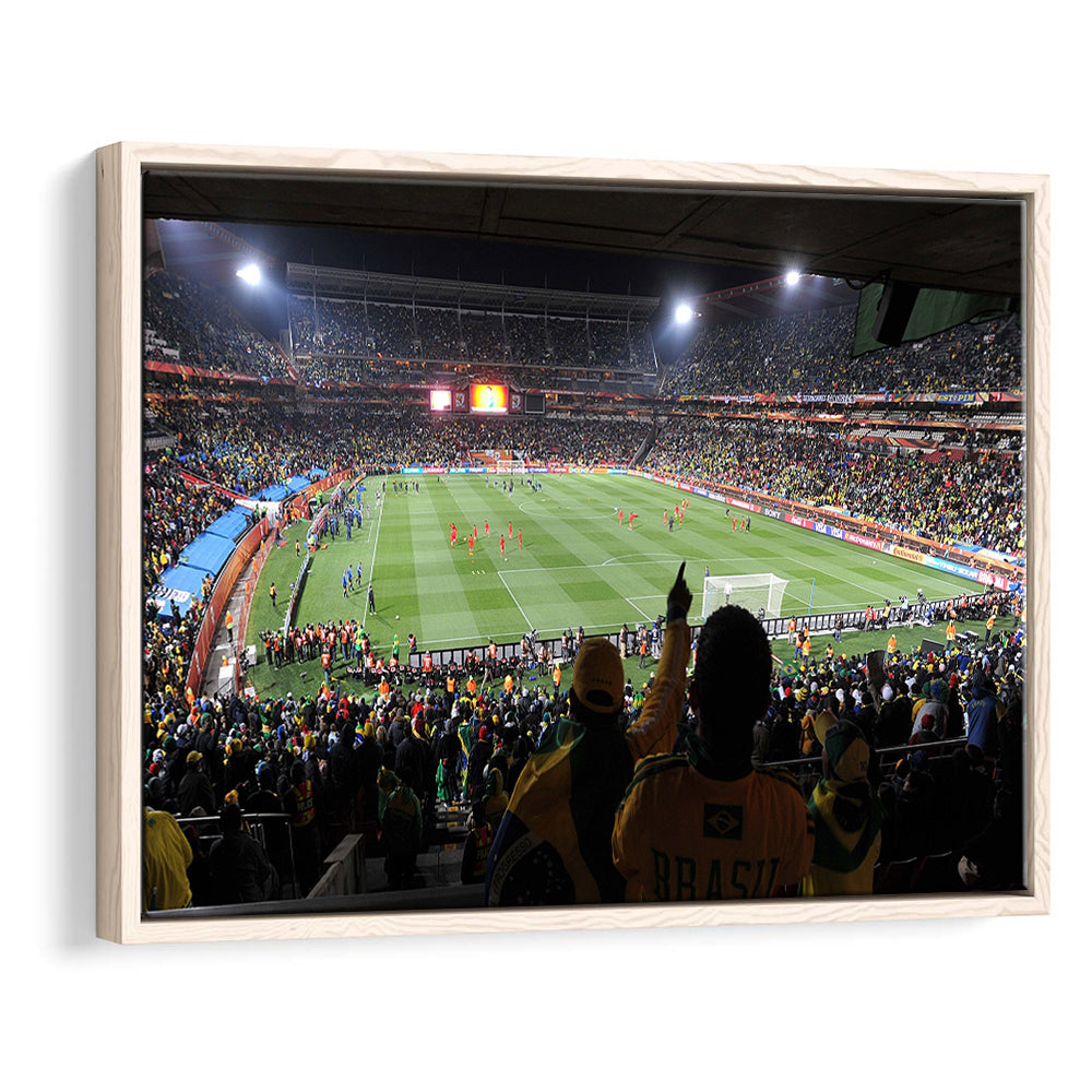 Ellis Park Stadium, Stadium Canvas, Sport Art, Framed Canvas Print Wall Art, Floating Frame