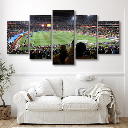 Ellis Park Stadium, Stadium Canvas, Sport Art, Gift for him, 5 Panel, Large Canvas, Canvas Print Wall Art