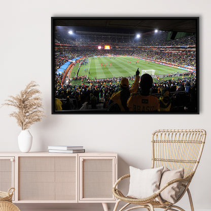 Ellis Park Stadium, Stadium Canvas, Sport Art, Framed Canvas Print Wall Art, Floating Frame