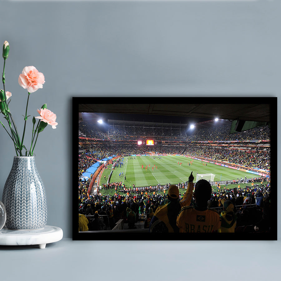 Ellis Park Stadium, Stadium Canvas, Sport Art, Gift for him, Framed Art Print Wall Decor, Picture Framed