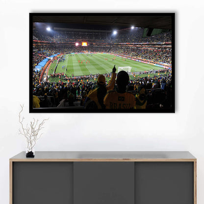 Ellis Park Stadium, Stadium Canvas, Sport Art, Gift for him, Framed Art Print Wall Decor, Picture Framed