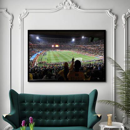 Ellis Park Stadium, Stadium Canvas, Sport Art, Gift for him, Framed Art Print Wall Decor, Picture Framed