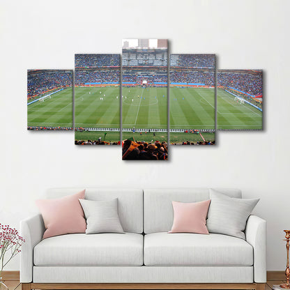 Ellis Park Stadium in South Africa, Stadium Canvas, Sport Art, Gift for him, 5 Panel, Large Canvas, Canvas Print Wall Art